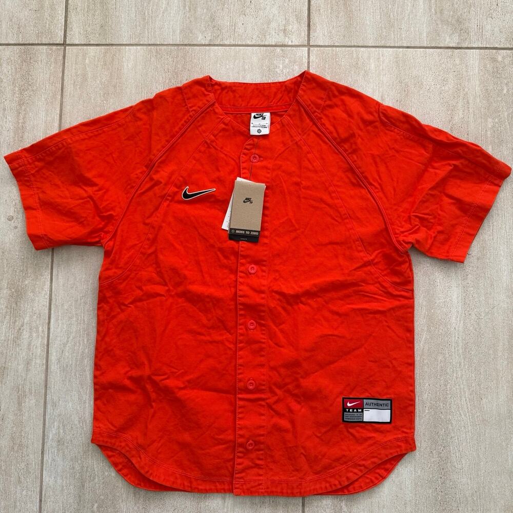 NEW NIKE SB SKATE BASEBALL JERSEY UNISEX SZ MEDIUM MENS! - 0177